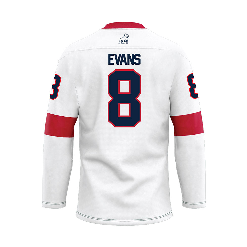 Samford - NCAA Women's Volleyball : Ashley Evans - White Fashion Jersey