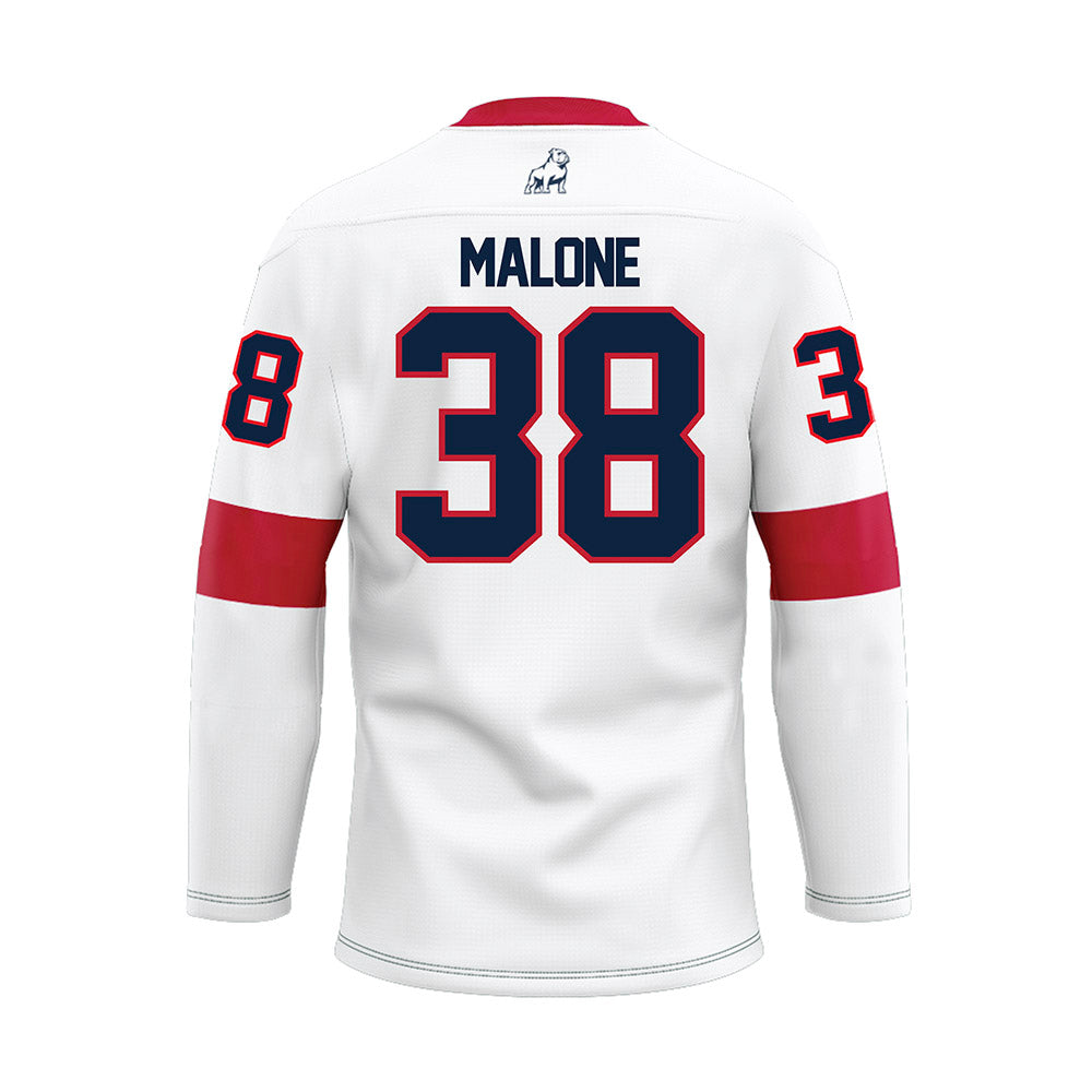 Samford - NCAA Baseball : John Malone - White Fashion Jersey