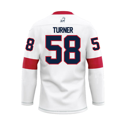 Samford - NCAA Football : Wil Turner - White Hockey Jersey-1