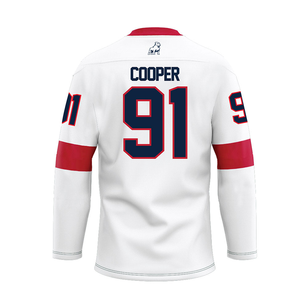 Samford - NCAA Football : Romello Cooper - White Hockey Jersey-1