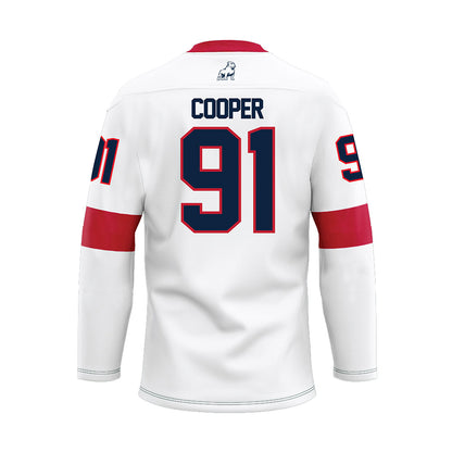 Samford - NCAA Football : Romello Cooper - White Hockey Jersey-1