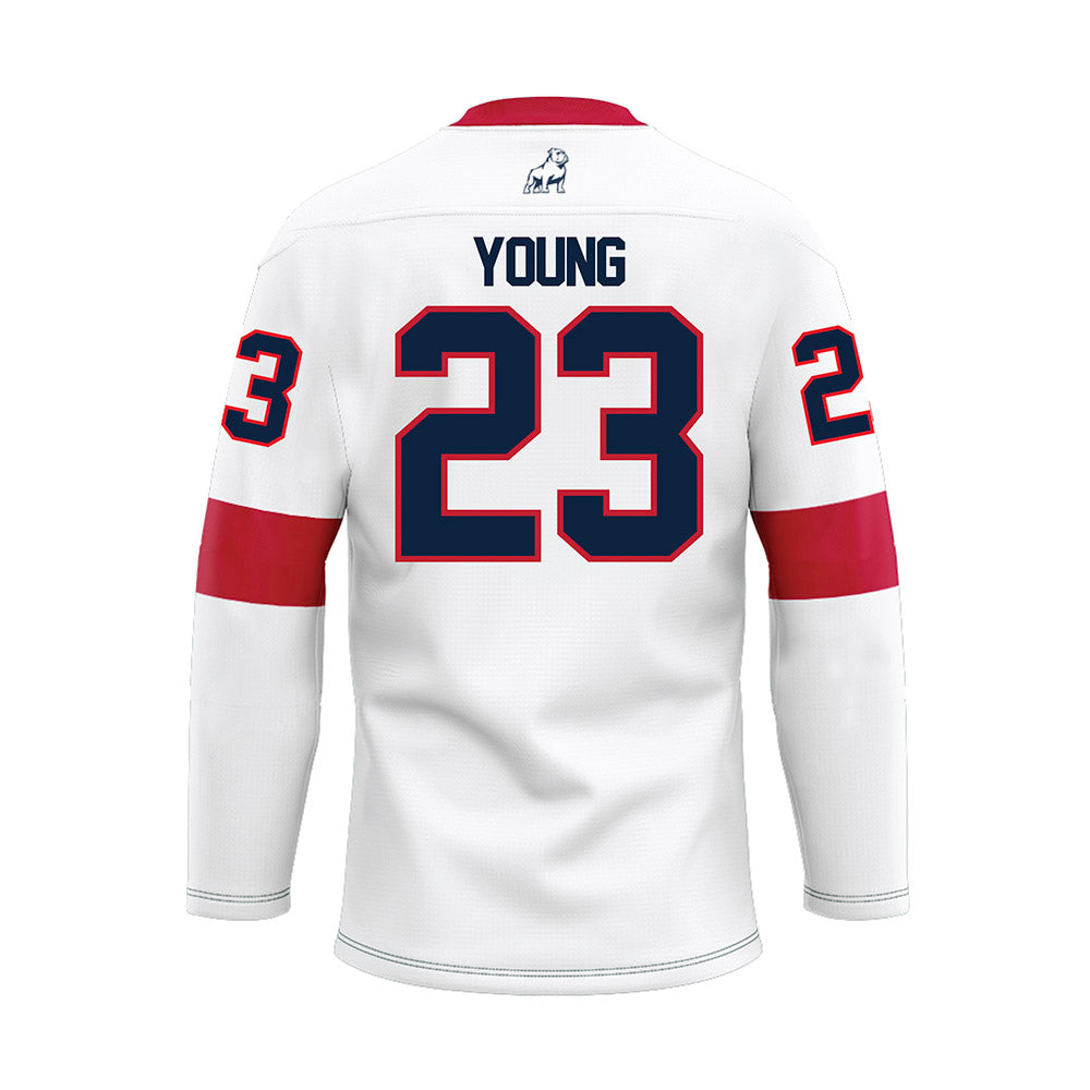 Samford - NCAA Football : Noah Young - White Fashion Jersey