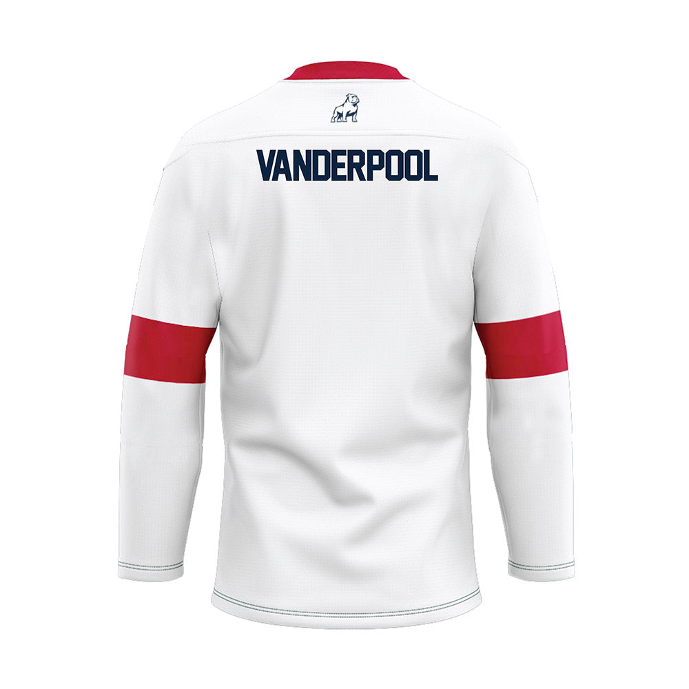 Samford - NCAA Men's Track & Field : Brenden Vanderpool - White Hockey Jersey-1