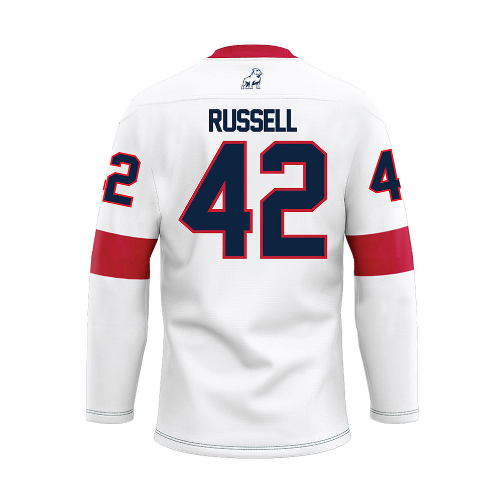 Samford - NCAA Football : Jordan Russell - White Fashion Jersey