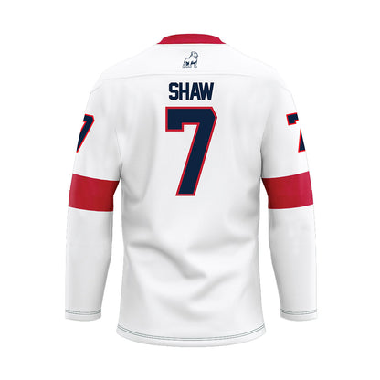 Samford - NCAA Softball : Olivia Shaw - White Hockey Jersey-1