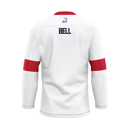 Samford - NCAA Men's Track & Field : Reese Bell - White Hockey Jersey