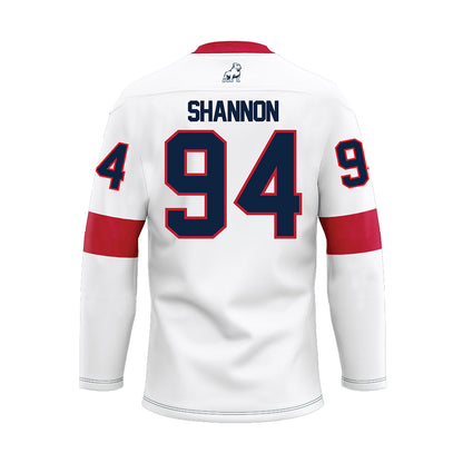 Samford - NCAA Football : Joseph Shannon - White Hockey Jersey-1