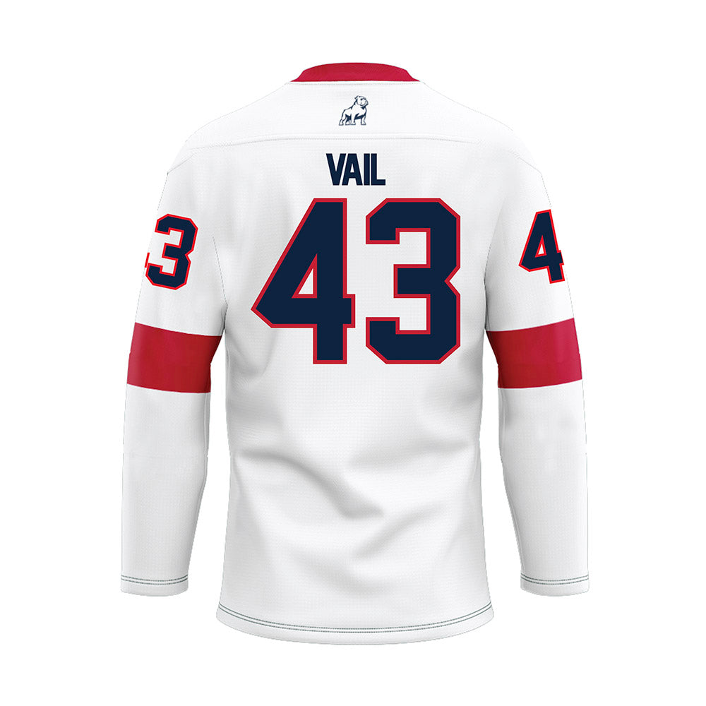 Samford - NCAA Baseball : Bodie Vail - White Hockey Jersey-1