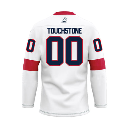 Samford - NCAA Baseball : Bray Touchstone - White Hockey Jersey-1