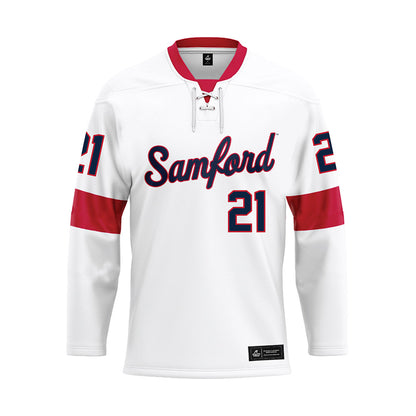 Samford - NCAA Baseball : Bear Horowicz - White Fashion Jersey