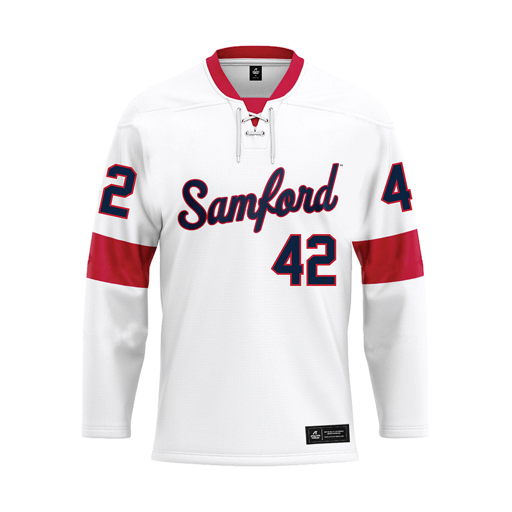 Samford - NCAA Football : Jordan Russell - White Fashion Jersey