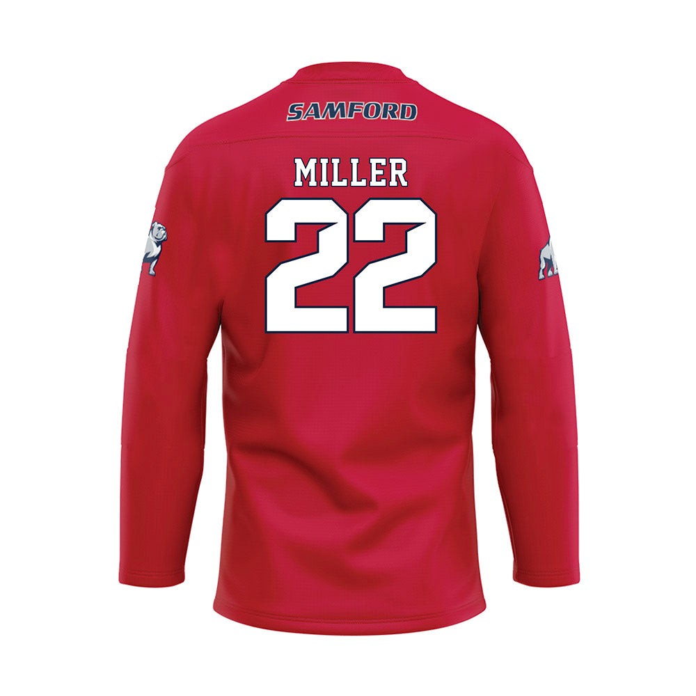 Samford - NCAA Women's Soccer : Brooklyn Miller - Red Hockey Jersey