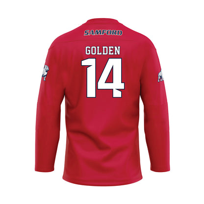 Samford - NCAA Women's Volleyball : Greer Golden - Red Hockey Jersey
