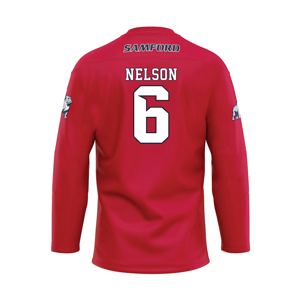 Samford - NCAA Football : Jalen Nelson - Maroon Fashion Jersey