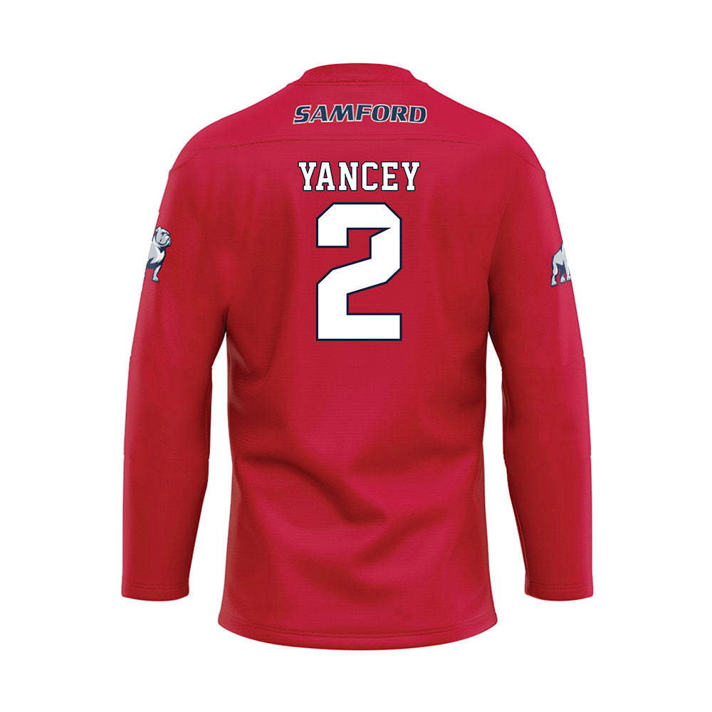 Samford - NCAA Football : Jalik Yancey - Maroon Fashion Jersey