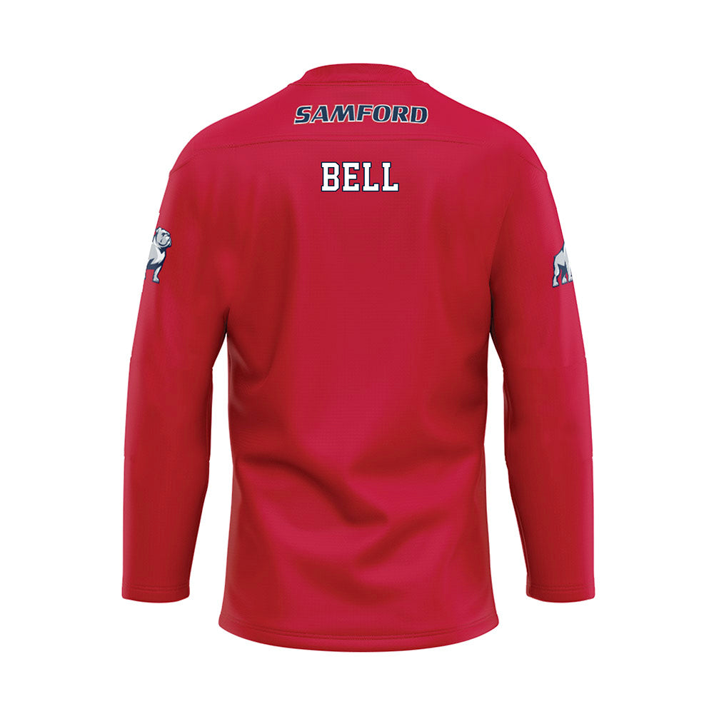 Samford - NCAA Men's Track & Field : Reese Bell - Red Hockey Jersey