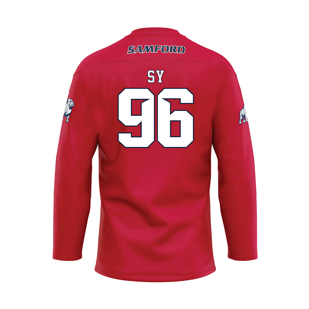 Samford - NCAA Football : Nazir Sy - Maroon Fashion Jersey