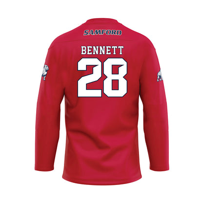 Samford - NCAA Football : Jonathan Bennett - Red ersey