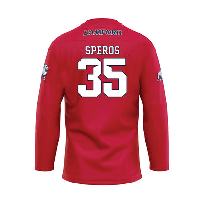 Samford - NCAA Football : Nick Speros - Maroon Fashion Jersey