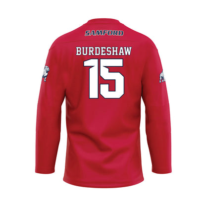 Samford - NCAA Football : Clay Burdeshaw - Maroon Fashion Jersey