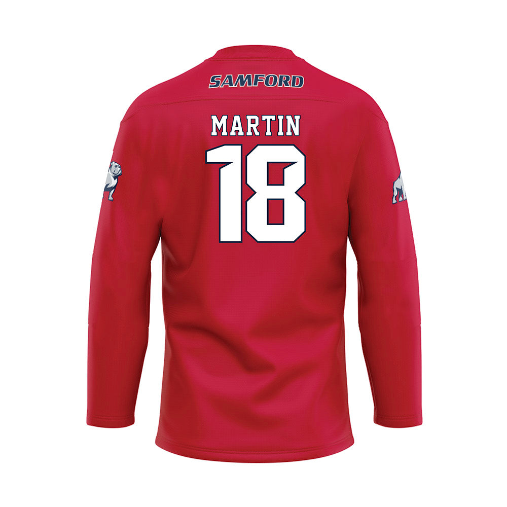 Samford - NCAA Football : Stephen Martin - Maroon Fashion Jersey