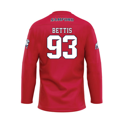 Samford - NCAA Football : Daniel Bettis - Maroon Fashion Hockey Jersey