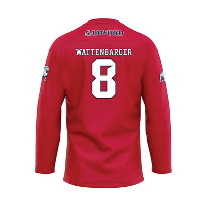 Samford - NCAA Football : Luke Wattenbarger - Maroon Fashion Jersey