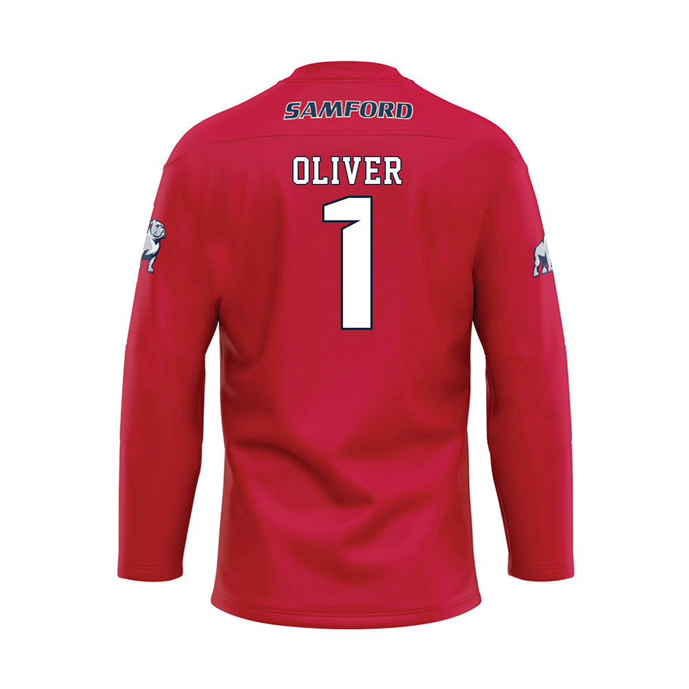 Samford - NCAA Football : Ryan Oliver - Maroon Fashion Jersey