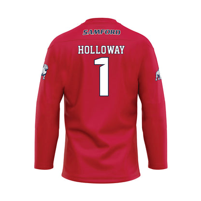 Samford - NCAA Men's Basketball : Joshua Holloway - Maroon Fashion Jersey