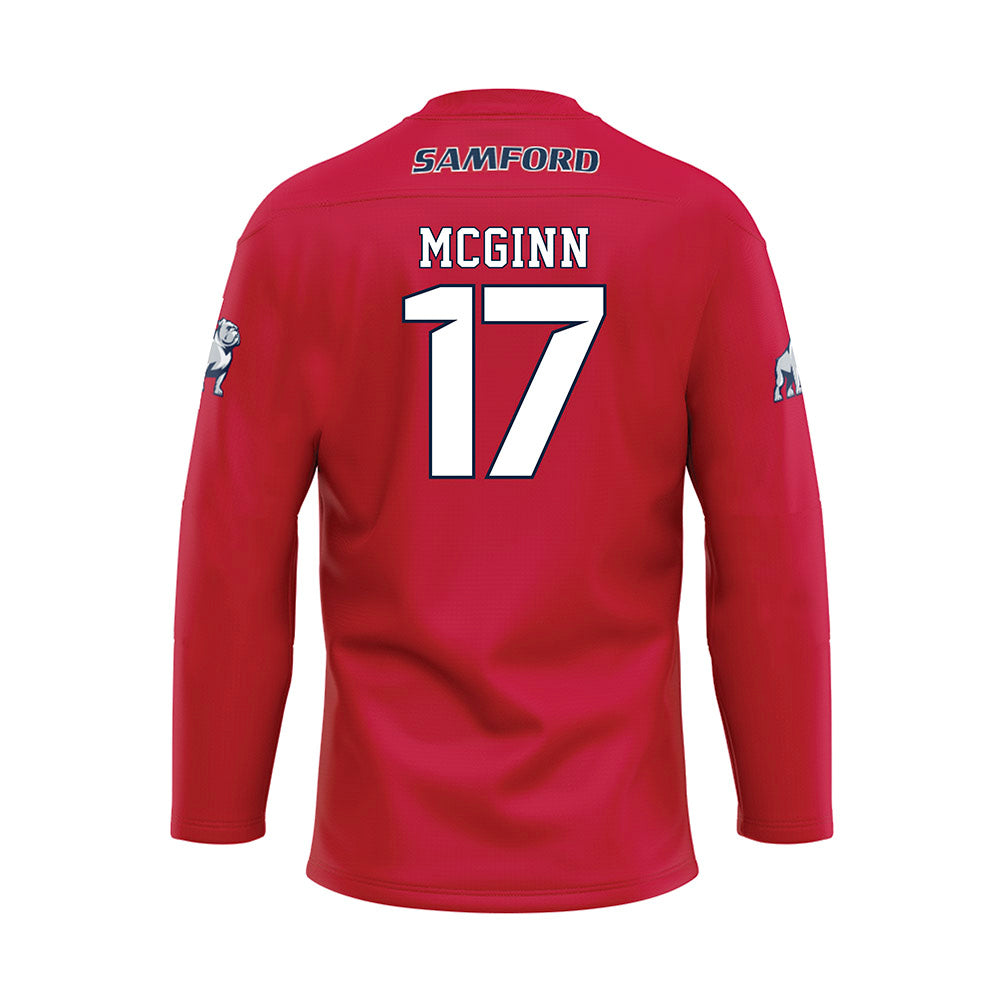 Samford - NCAA Football : James McGinn - Maroon Fashion Jersey