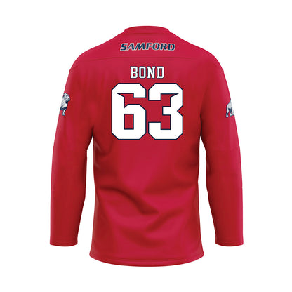 Samford - NCAA Football : Zachary Bond - Maroon Fashion Jersey