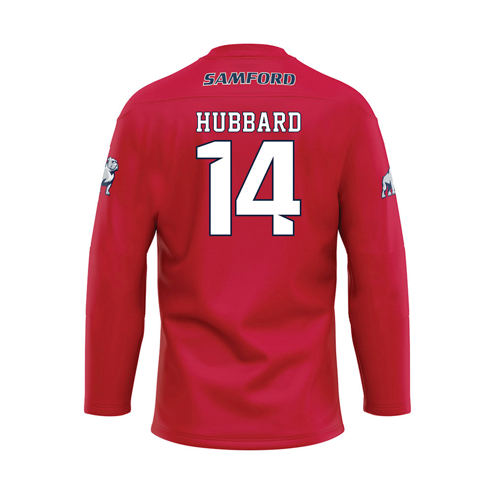 Samford - NCAA Softball : Joi Hubbard - Red Hockey Jersey-1