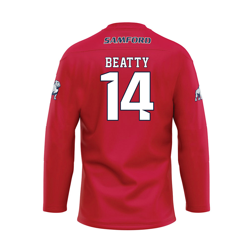 Samford - NCAA Football : Jackson Beatty - Maroon Fashion Jersey