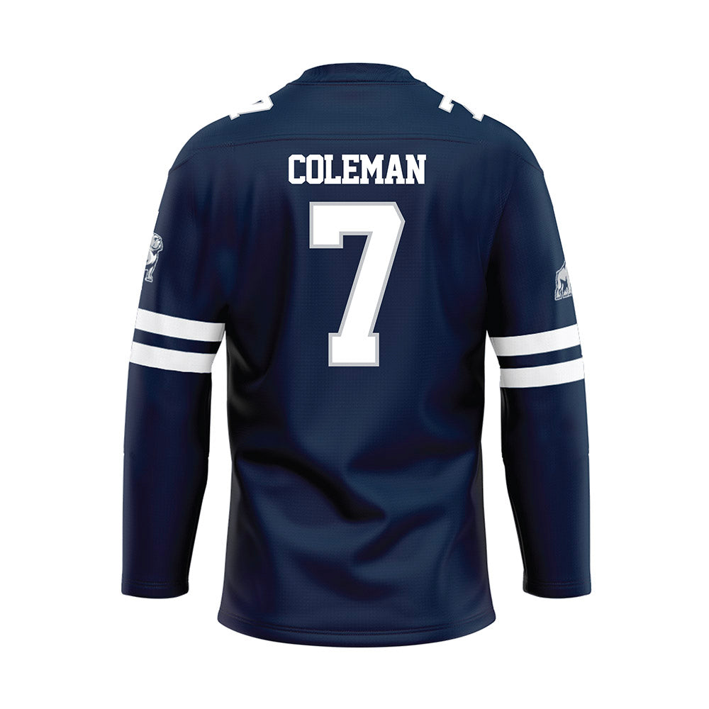 Samford - NCAA Football : Jim Coleman - Blue Fashion Jersey