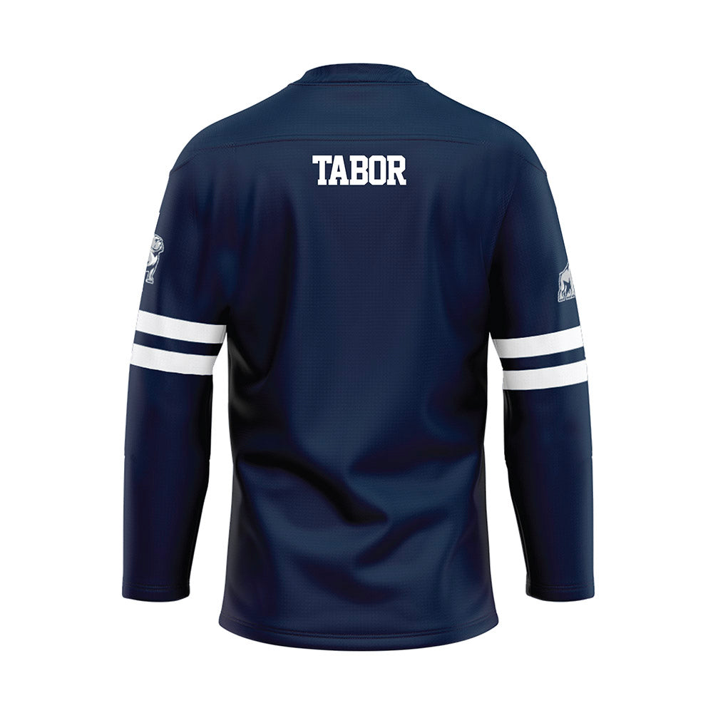 Samford - NCAA Men's Track & Field : Tyke Tabor - Blue Hockey Jersey