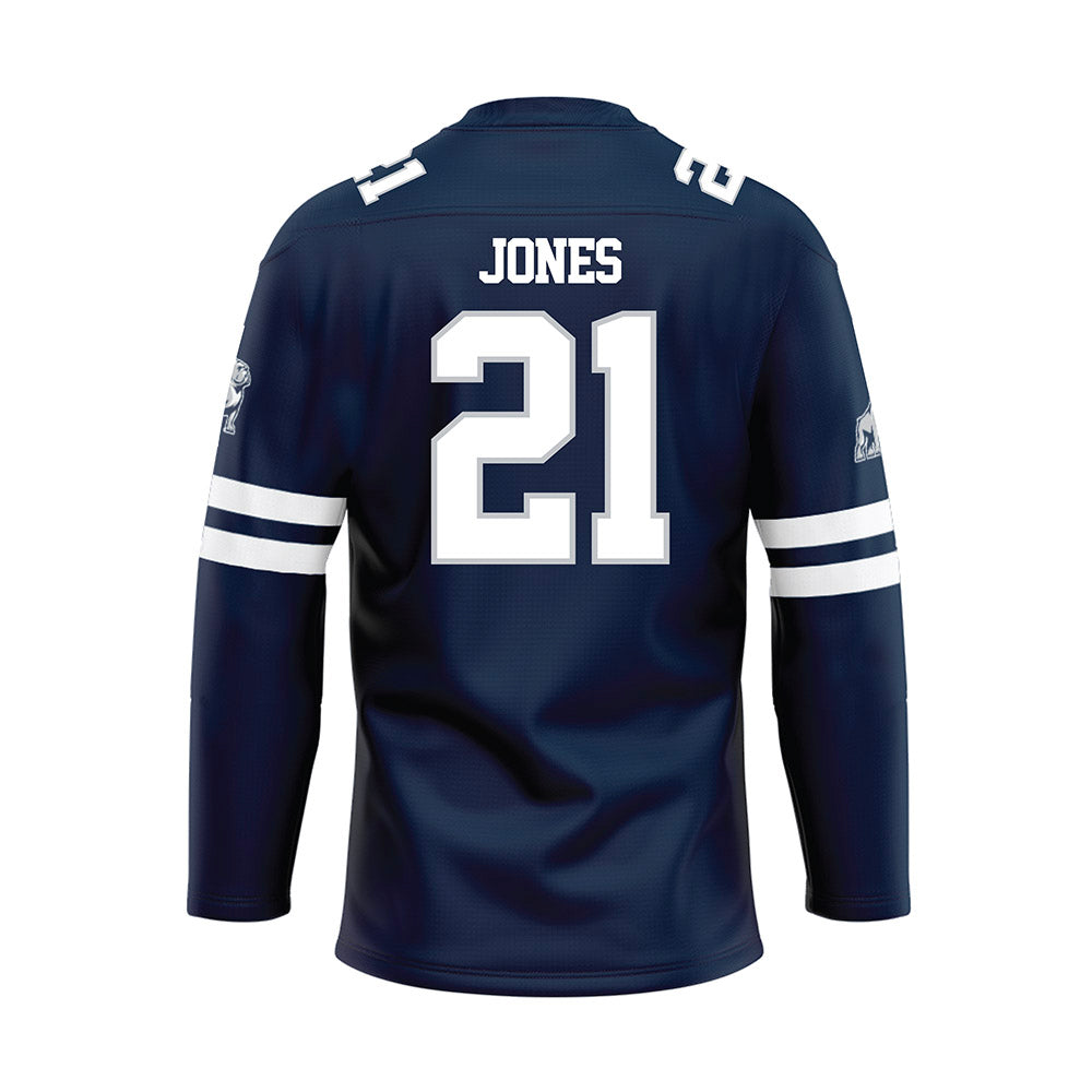 Samford - NCAA Men's Basketball : Rylan Jones - Blue Fashion Jersey