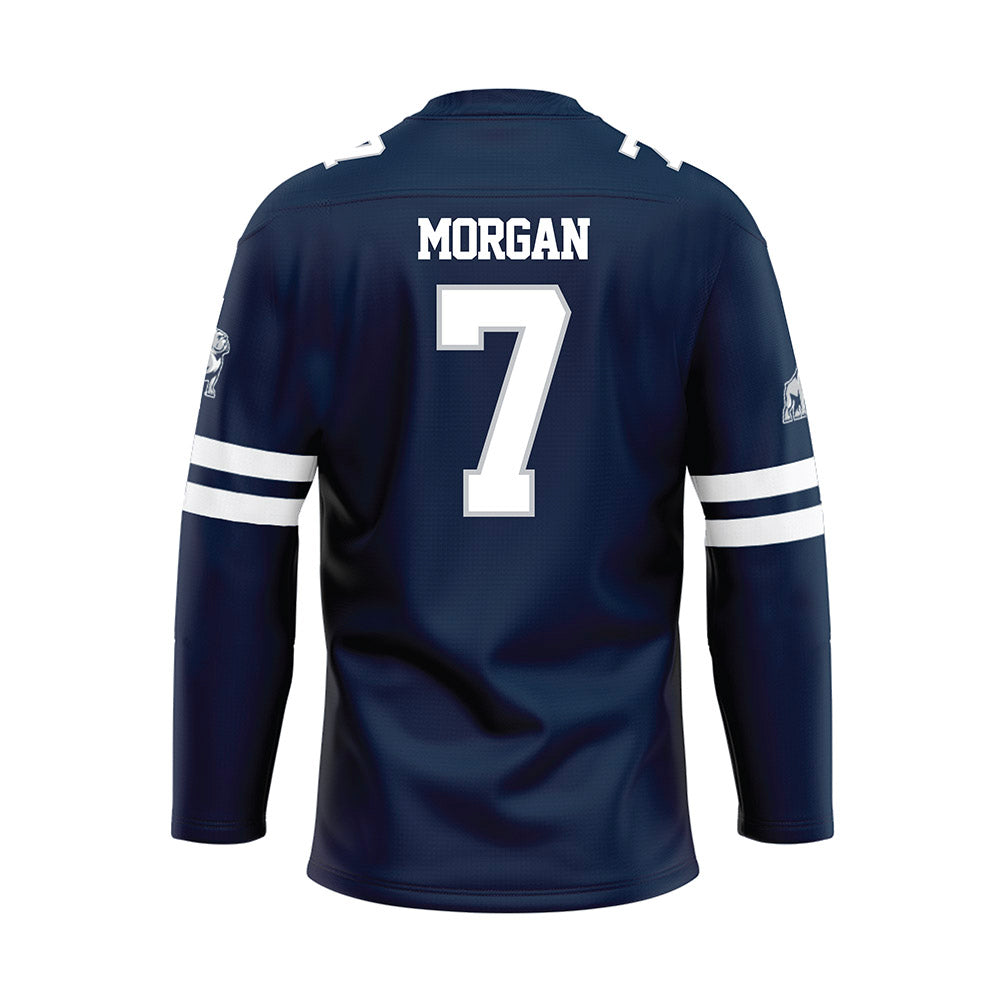 Samford - NCAA Women's Volleyball : Kate Morgan - Blue Fashion Jersey