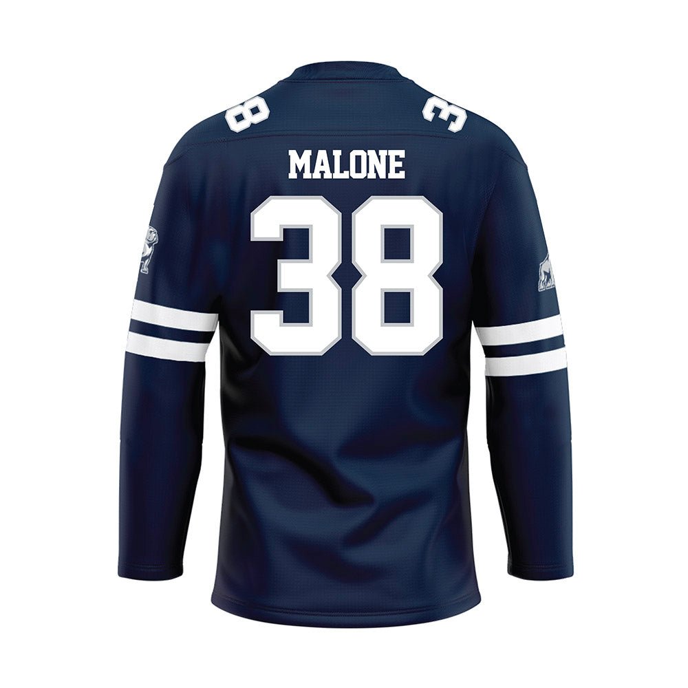 Samford - NCAA Baseball : John Malone - Blue Fashion Jersey