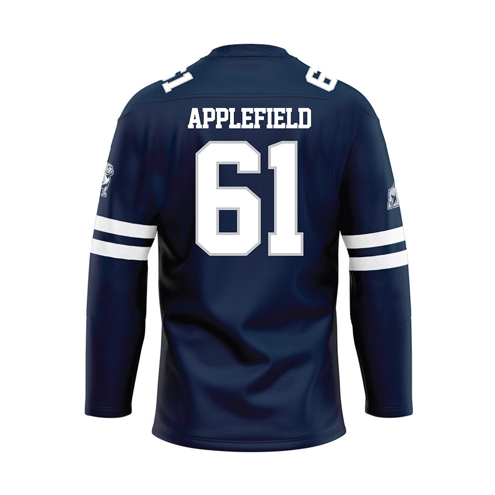 Samford - NCAA Football : Alex Applefield - Blue Fashion Jersey