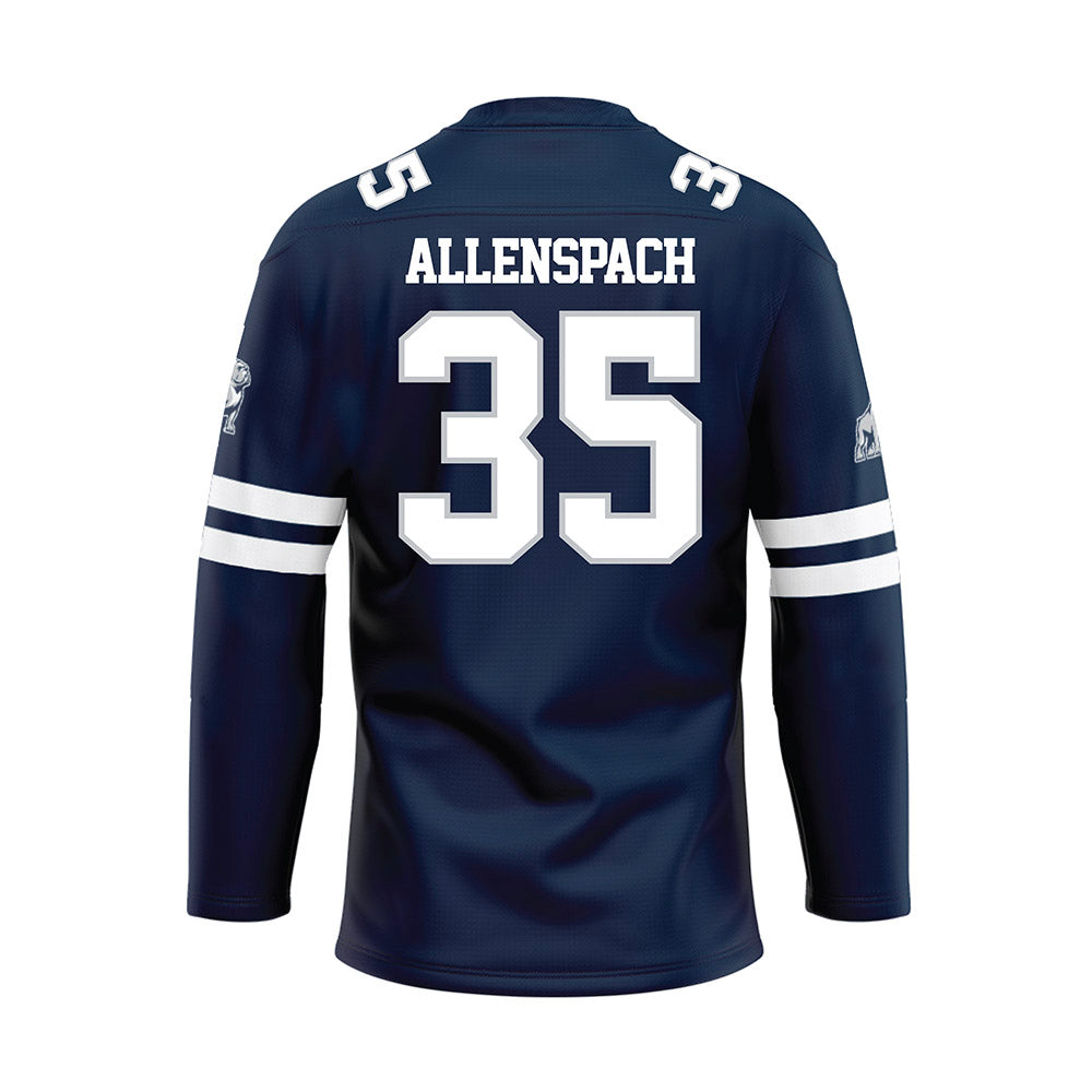 Samford - NCAA Men's Basketball : Riley Allenspach - Blue Fashion Jersey