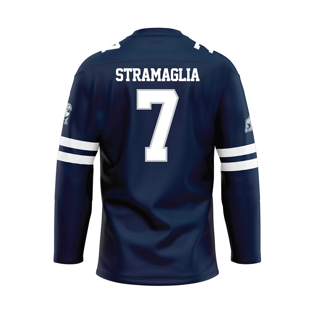 Samford - NCAA Men's Basketball : Paul Stramaglia - Blue Fashion Jersey