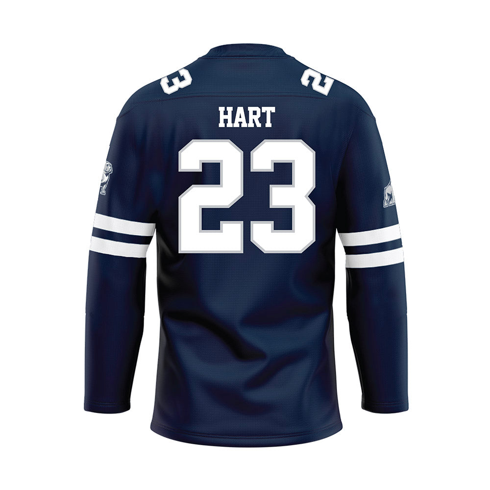 Samford - NCAA Softball : Katie Hart - Blue Hockey Jersey-1