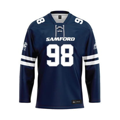 Samford - NCAA Football : Joshua Mathiasen - Blue Fashion Jersey
