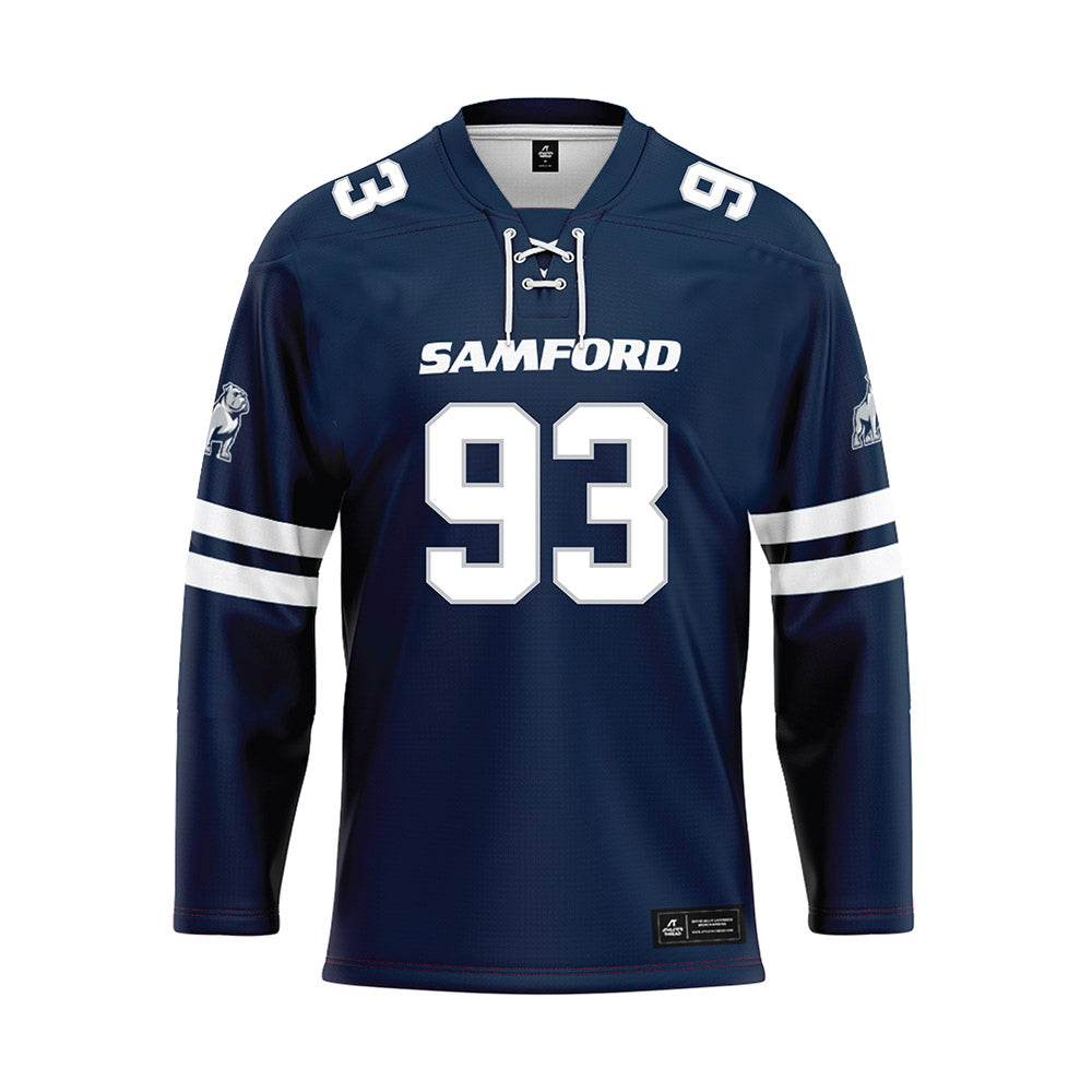 Samford - NCAA Football : Daniel Bettis - Blue Fashion Jersey