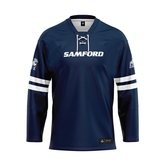 Samford - NCAA Men's Golf : Taylor Kuehn - Blue Fashion Jersey