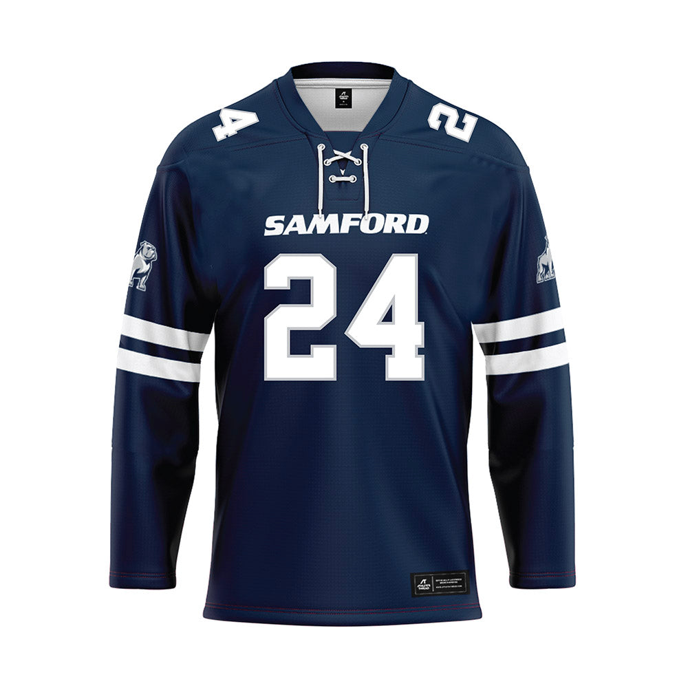 Samford - NCAA Men's Basketball : Brody Boyer - Blue Fashion Jersey