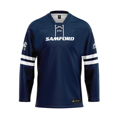 Samford - NCAA Men's Golf : Nolen Wolfe - Blue Fashion Jersey