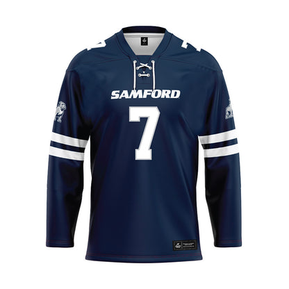 Samford - NCAA Men's Basketball : Paul Stramaglia - Blue Fashion Jersey