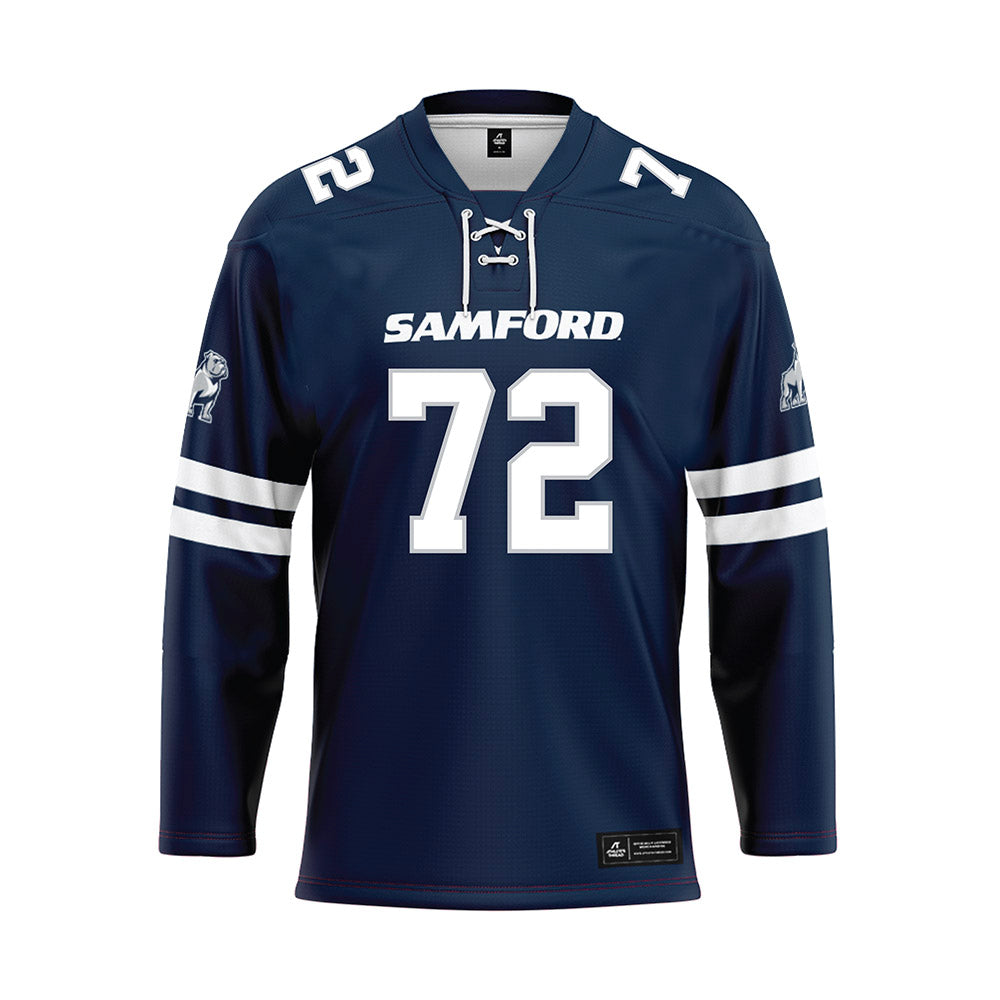 Samford - NCAA Football : Josh Lovett - Blue Fashion Jersey