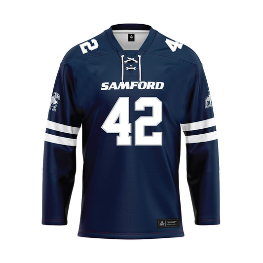 Samford - NCAA Football : Jordan Russell - Blue Fashion Jersey